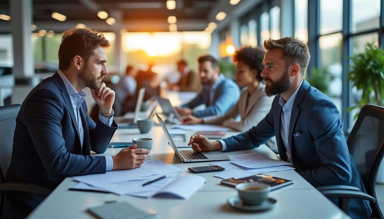 Illustration: Comprendre le crédit auto chez le concessionnaire et en banque