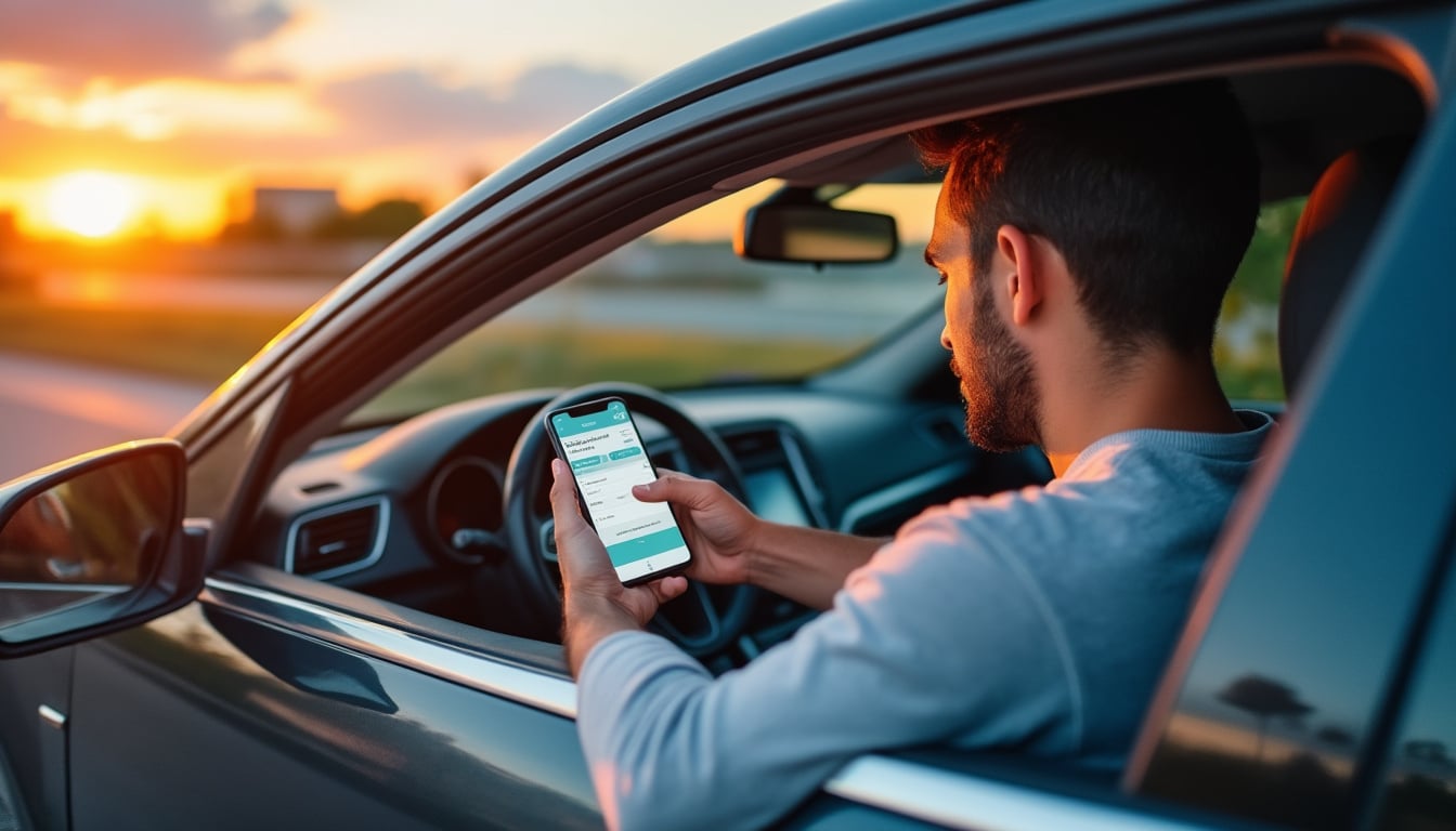 Illustration: Comprendre l’assurance auto temporaire en ligne avec activation immédiate